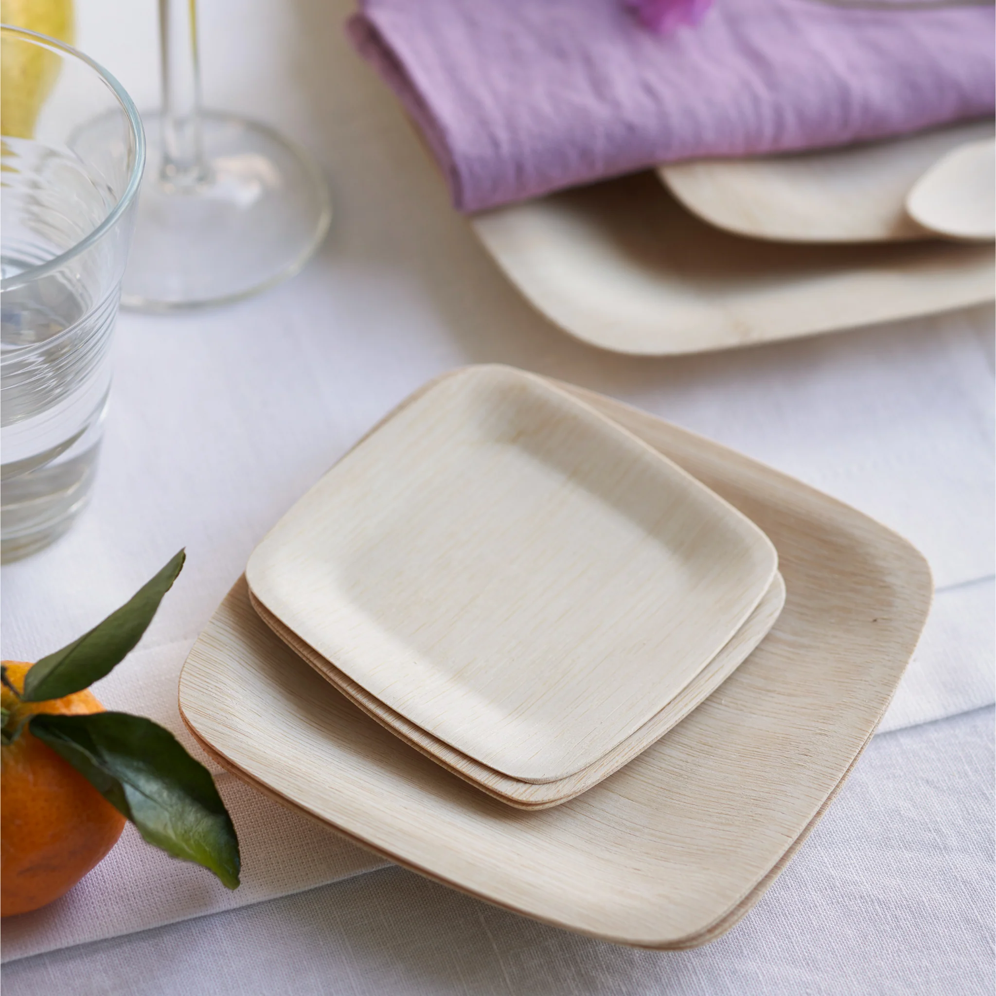 Disposable Bamboo 3.5" Tasting Plates, Bulk Case of 250 - Image 4