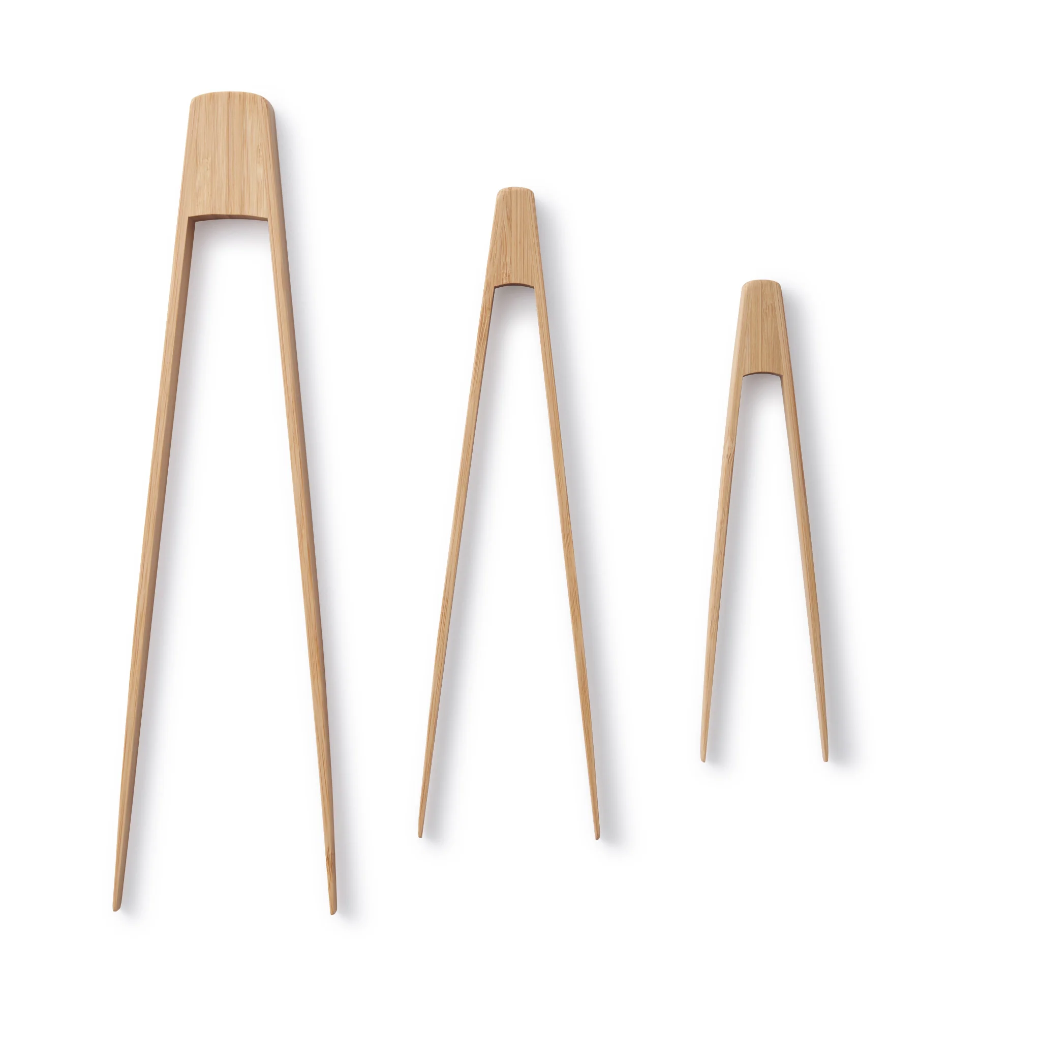 Bamboo Tongs Set (Large, Small & Tiny) - Image 4