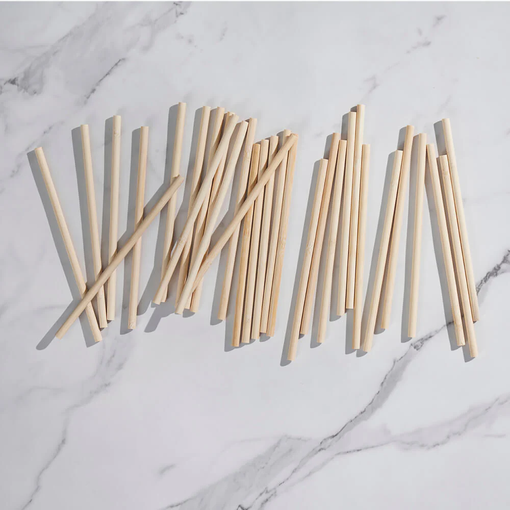 Disposable Bamboo Straws. Box of 24 - Image 4