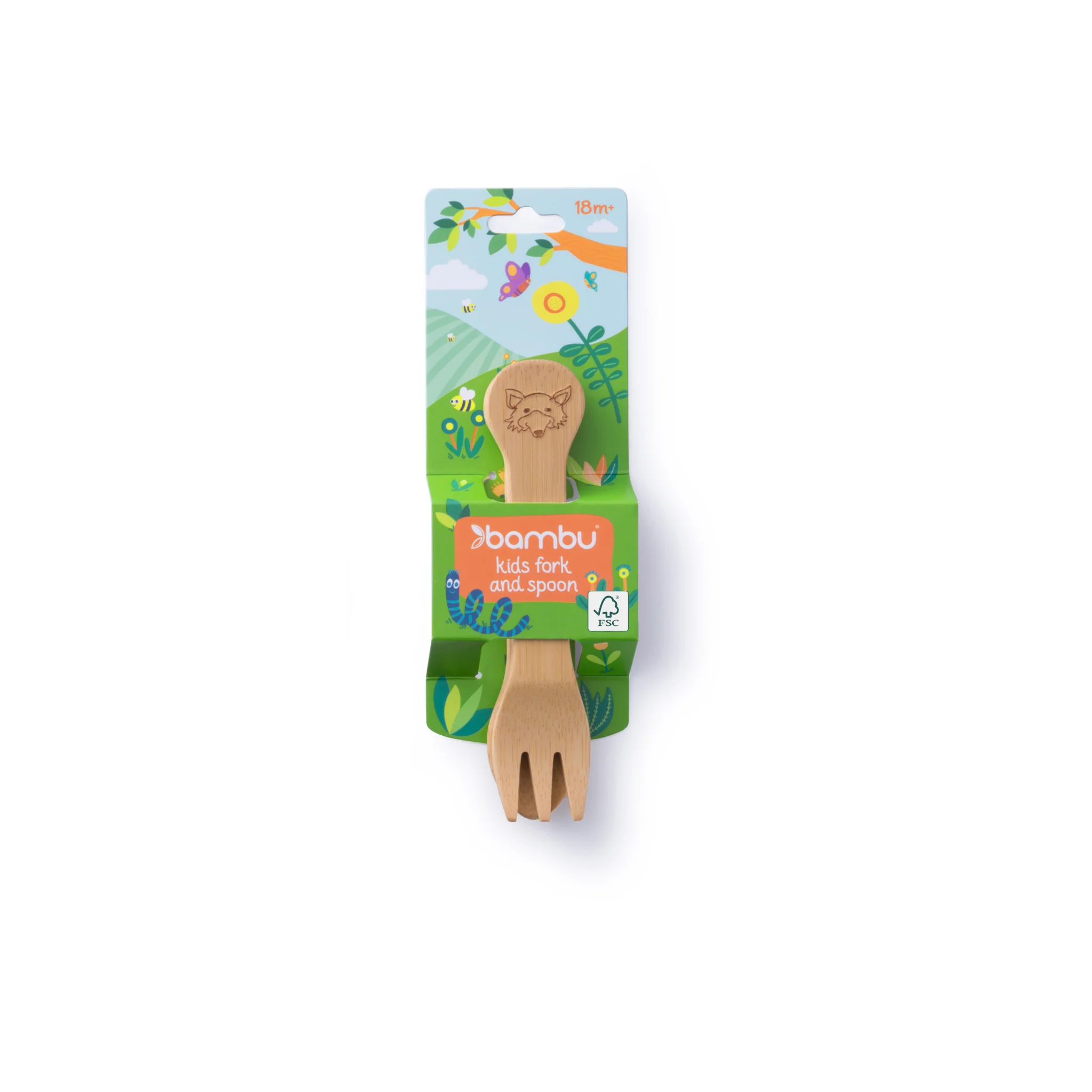 Bamboo Kid's Fork & Spoon (18M+) - Image 6