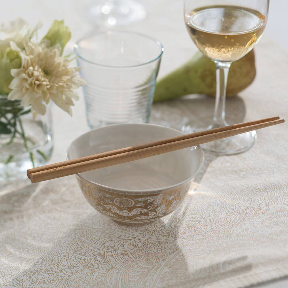 Reusable Bamboo Chopsticks, 5 Sets - Image 3