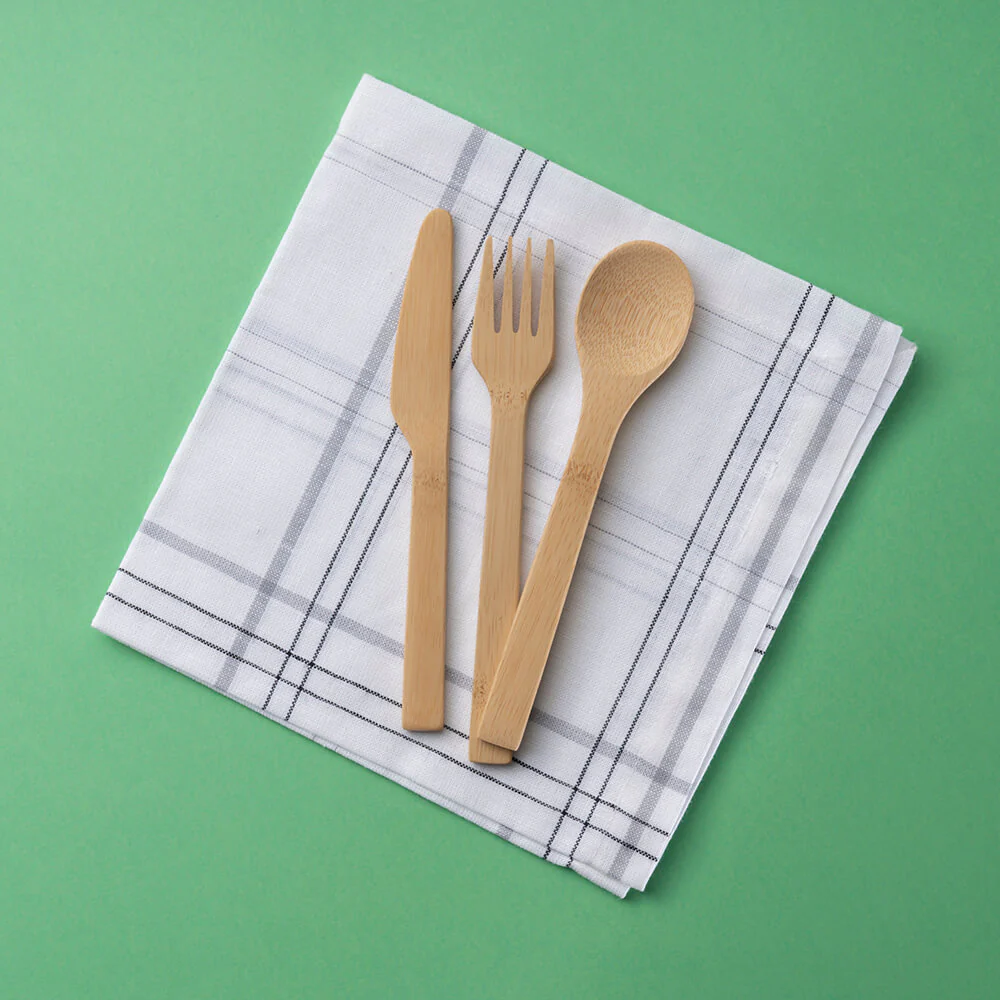 Reusable Bamboo Forks, Set of 2 - Image 4