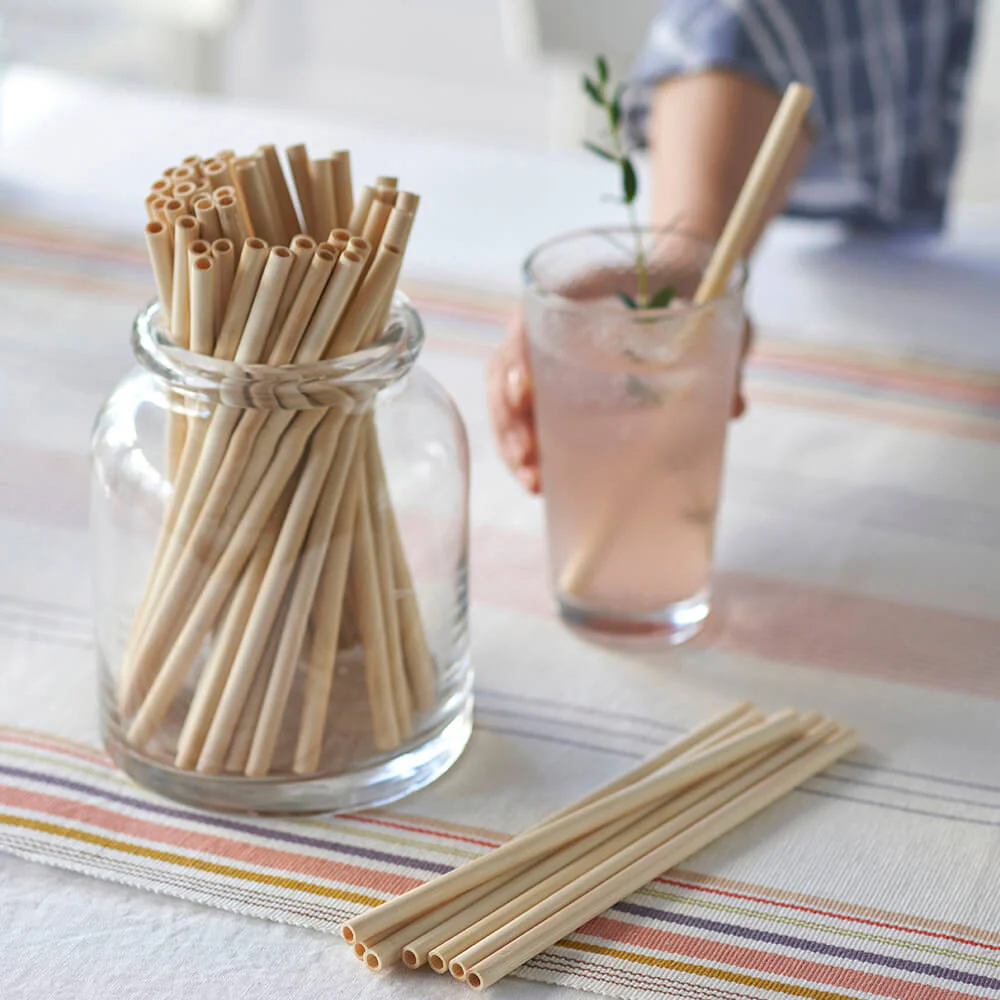 Disposable Bamboo Straws, Bulk Case - Image 3