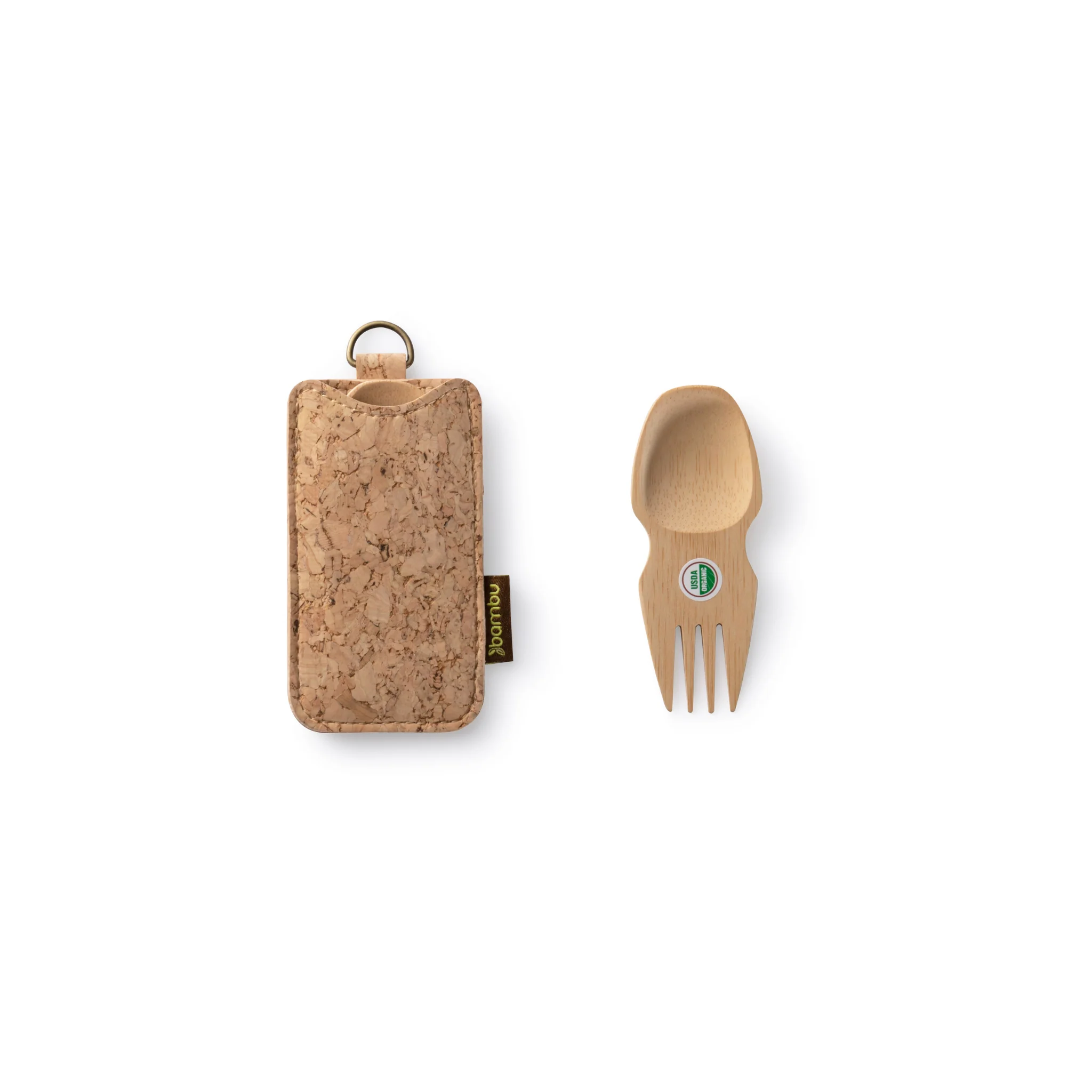 Bamboo Spork Set: Spork & Cork - Image 5