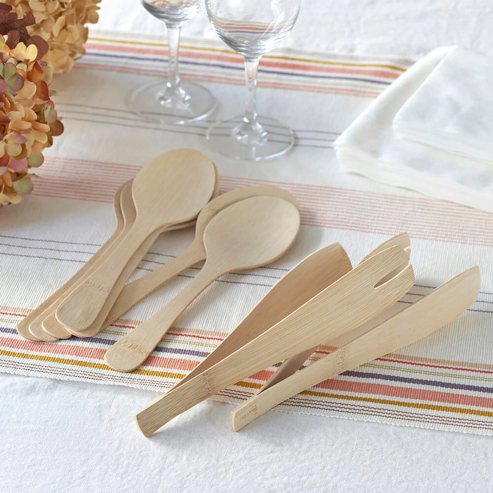 Disposable Bamboo Serving Spoon - Image 4