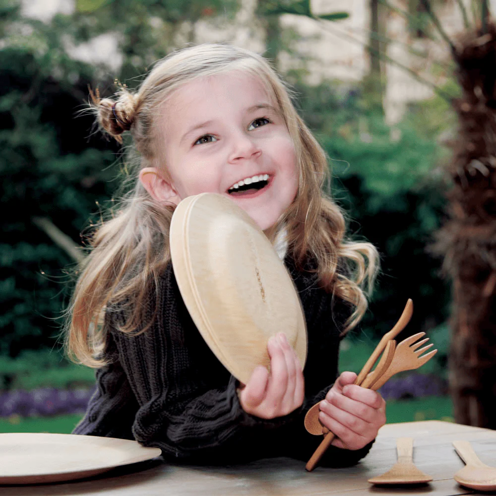 Disposable Bamboo Round Plates - Image 15