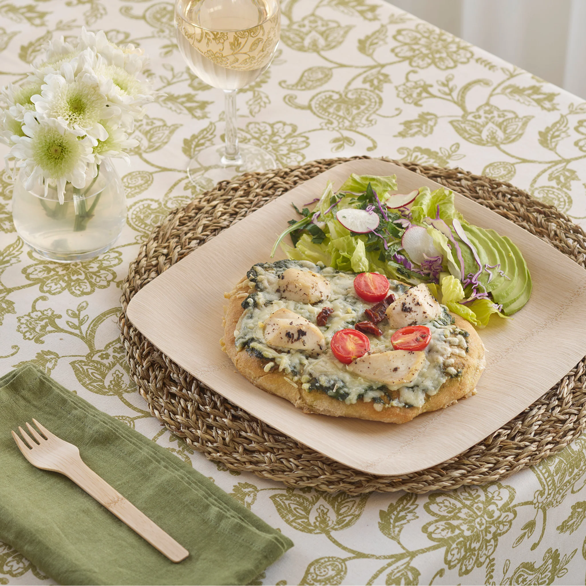 Disposable Bamboo Square Plates - Image 26